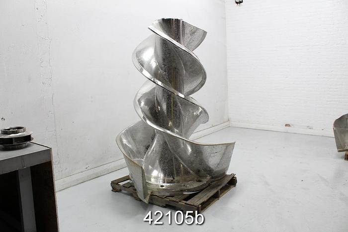 Used Voith HD-18 3-Vane Stainless Steel High Consistency Rotor #42105