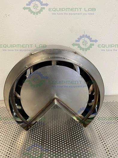 Used Millipore Stainless Steel Resin Container 88277020 w/ Sanitary Fittings