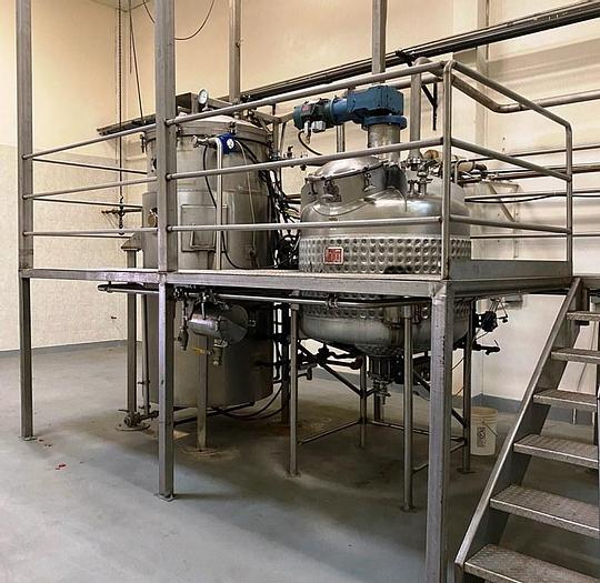 Used Extractor, Vacuum Low Temp, S/st, 700 Gallon #S743811