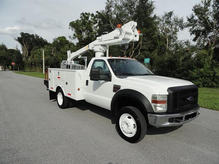 Used 2008 Ford F550 Altec AT235P 40ft Cable Bucket Truck - 05084