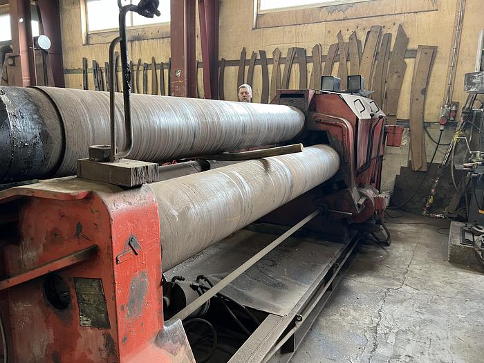 Used BRUGT PLADEVALSE FABR. HAEUSLER, MODEL RMA 2500x15