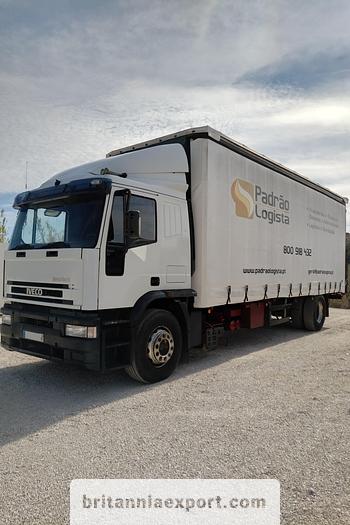 Used 2001 VOLVO FL 19 250 + Iveco Eurotech 190E27 R 19 ton curtainsider