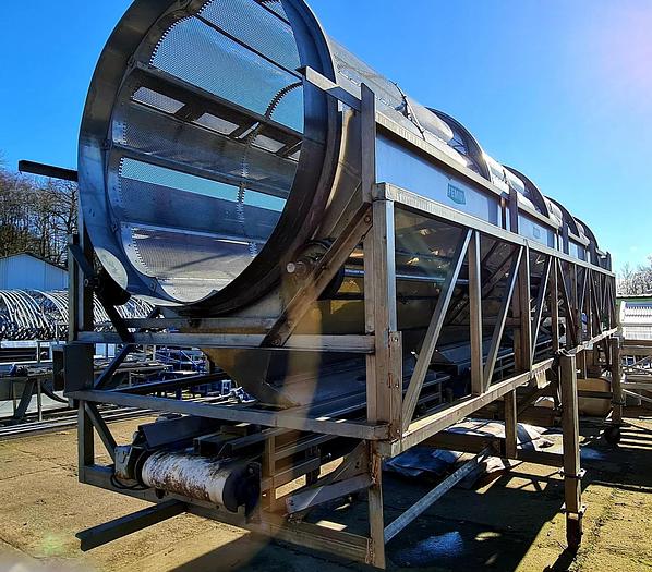 Used Sortownik do groszku "FEMIA" z przenośnikami taśmowymi do odbioru surowca