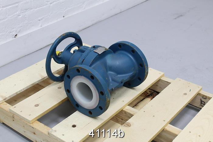 Used ITT 4" Diaphragm Valve, Cast Iron Body #41114