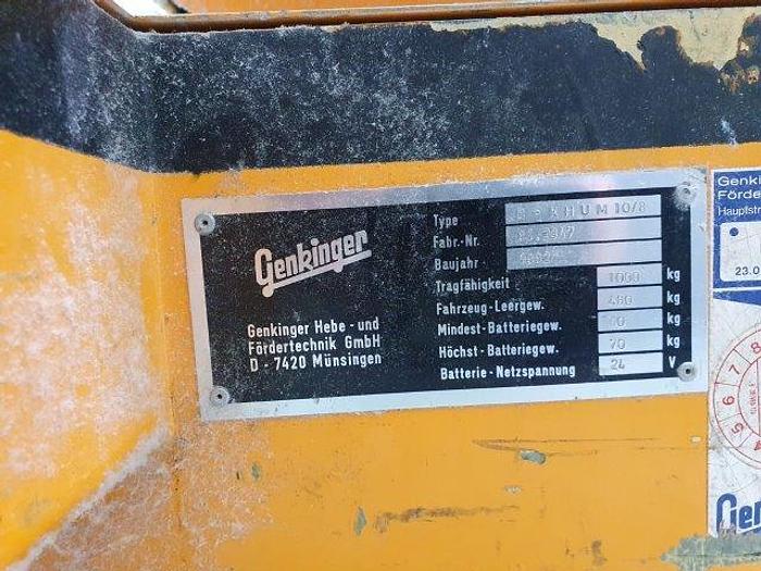 Gebraucht Item#005518 01 Genkinger Kettbaumtransportwagen, typ B-KHUM 10/8 