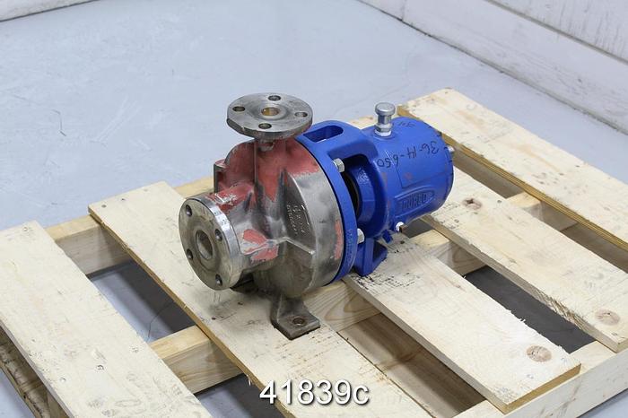 Used Duriron 1J1 .5x1x6 Pump, Stainless Steel Casing #41839