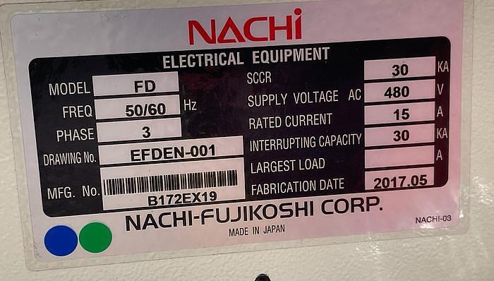 Used NACHI  MC20-03 6 AXIS ROBOT WITH FD CONTROLLER