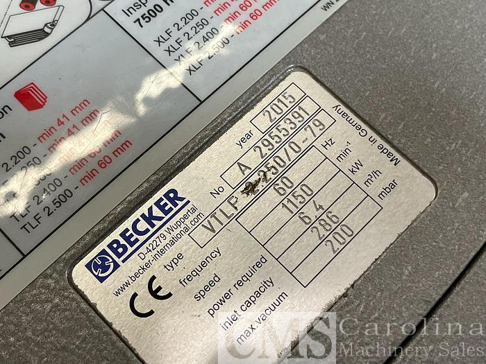 Used 2015 CR Onsrud 97M12 CNC Router