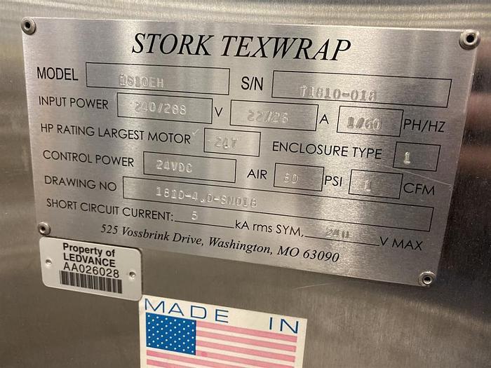 Used STORK TEXWRAP MODEL T810EH SIDE WRAPPING