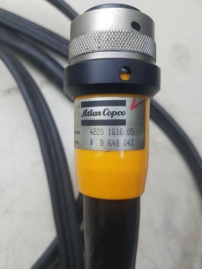 Used ATLAS COPCO 4220 1616 05 TENSOR NUTRUNNER CABLE 4220161605 UPS RED