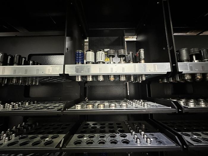 Used 2013  Amada  Acies 2515T Punch/CO2 LASER WITH TOOL LOADER, TOOLING, SPINDLE