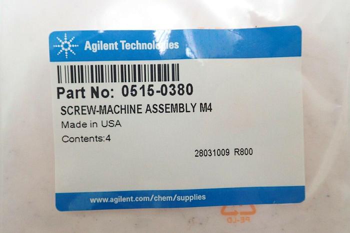 Used Agilent 1400-3298 Clamp Hose & 0515-0380 Screw-Machine Assembly M4