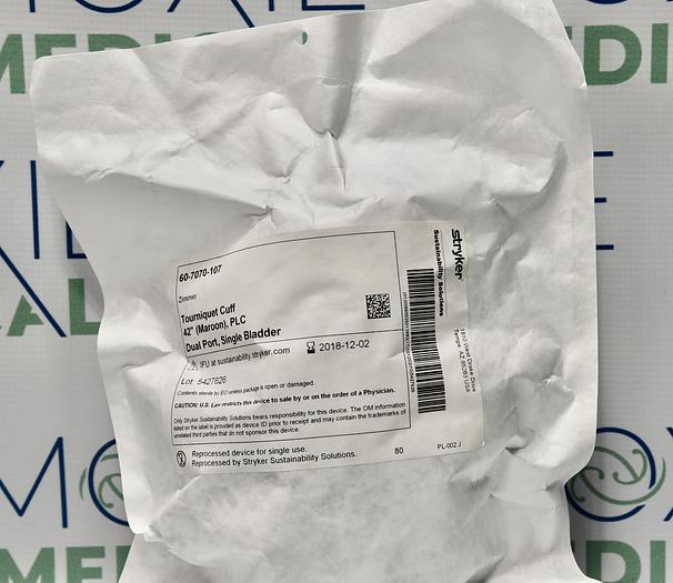 STRYKER 60-7070-107 TOURNIQUET CUFF 42", PLC, MAROON, 10 INCLUDED