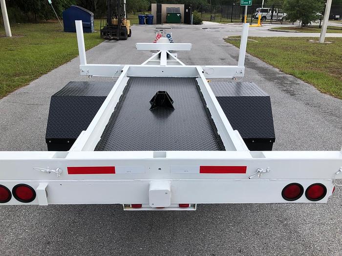 Used 2003 Reid's PT15 SA Extendable Pole Trailer AB - H14356