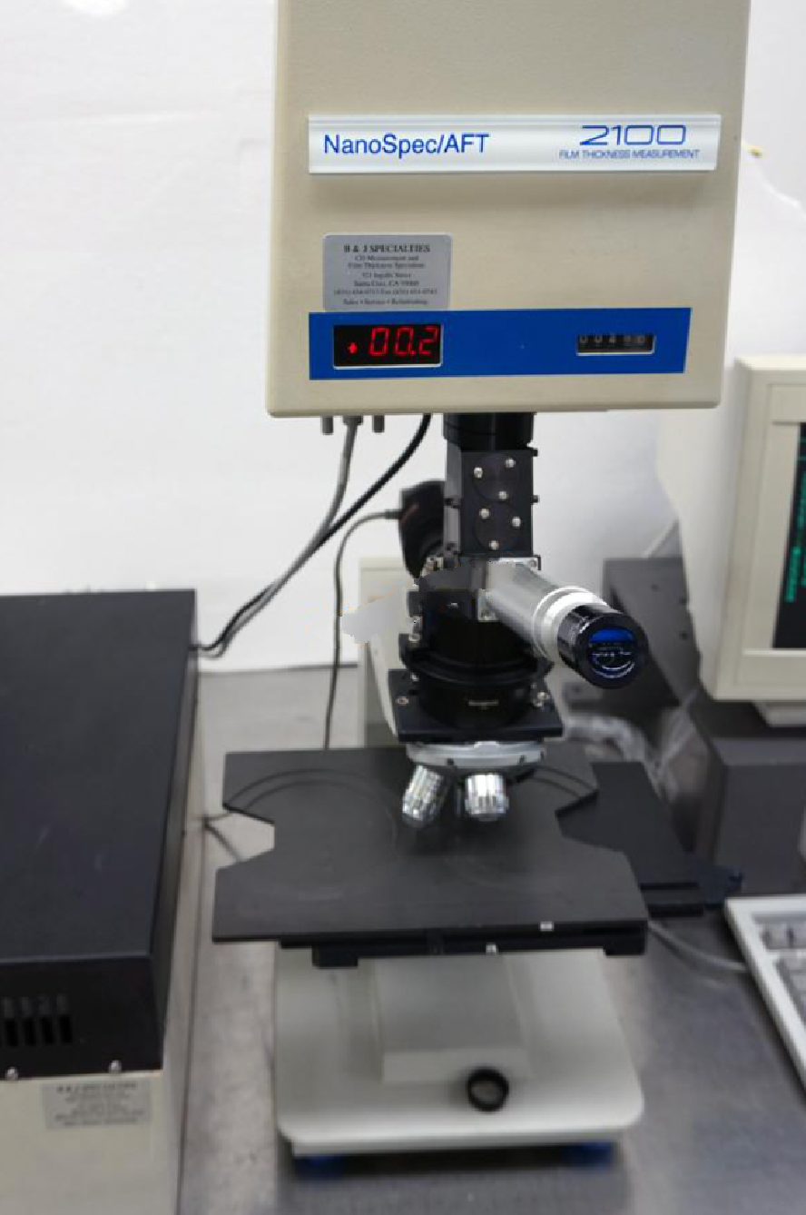 Used Nanometrics Nanospec AFT2100 Film Thickness Measurement System