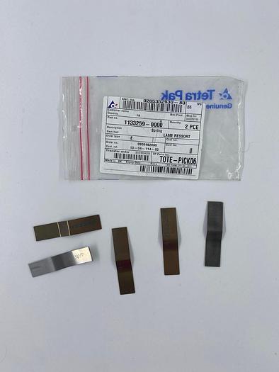 Tetra Pak Spare Parts Spring Part. No 1133259-0000, 5 pcs.