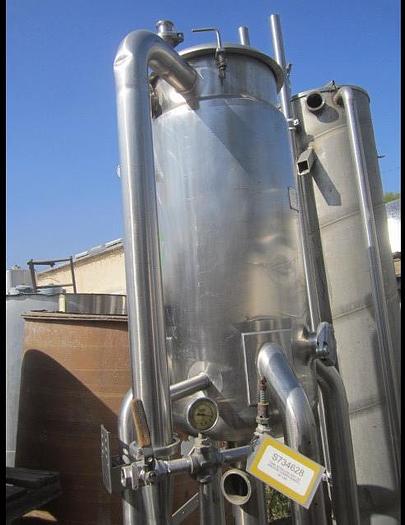 Used Tank, 35 Gallon, S/st, Deareator, Cherry Burrel, 20" x 36" #S734628