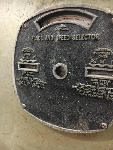 Used Startrite 14 RWF Vertical Bandsaw