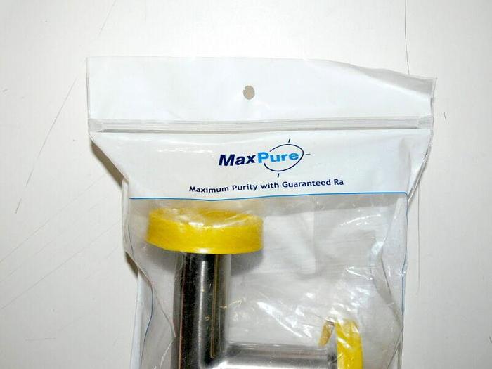 Used MaxPure TEG76L1.0-PL Stainless Steel Tee, 1" Ferrule T Pipe  Sanitary