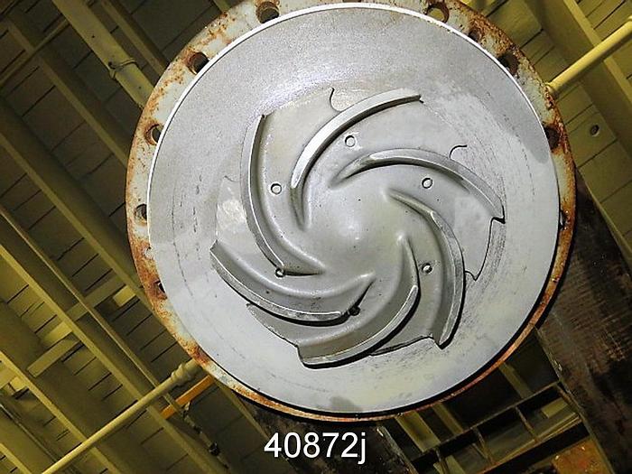 Used Goulds 3196 3x4x13 Pump, Titanium Casing, 6-Vane SS Impeller #40872