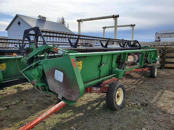 Used ** Auction ** 1996 John Deere 9500 SideHill Combine w/ 25' Header