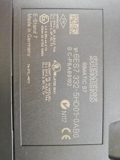 Used Siemens SIMATIC 6ES7 332-5HD01-0AB0