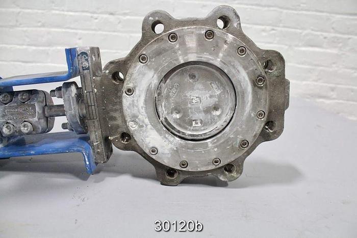 Used Neles Jamesbury 4" Hand Operated Butterfly Valve #30120