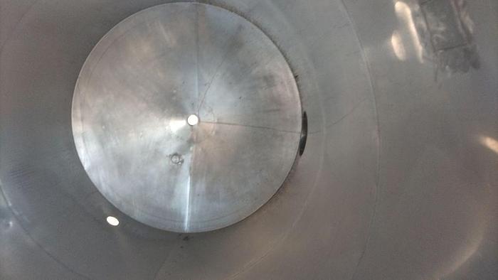 Used Tank, 4,500 Gallon, S/st, Cone Bottom, On Legs #S744778