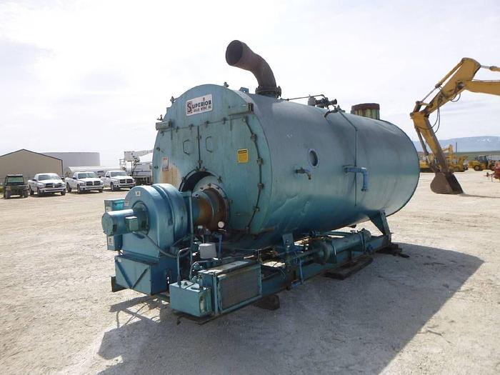 Used 1992 SUPERIOR 15 PSI Skid Mounted Low Pressure Boiler #2578 15 PSI