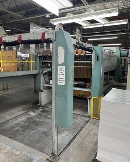 Used 57" (1450mm) PEMCO DUAL ROATARY KNIFE SHEETER MODEL SHM 1450-DR