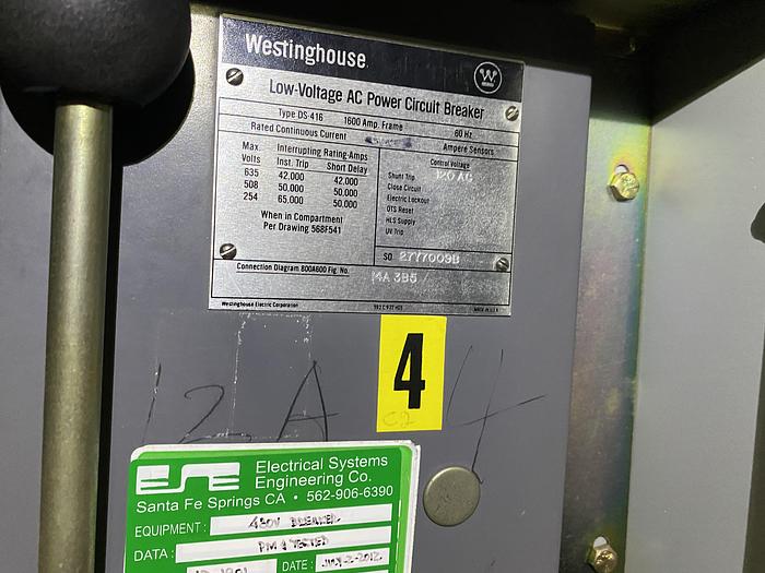 Used WESTINGHOUSE TRANSFORMER