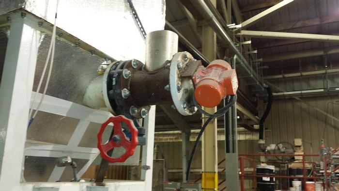 Used Dust Collector, Baghouse, 170 SF, 4' X 8', C/st, Pulse Jet, #S740381