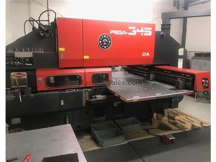 1989 33 Ton Amada Pega 345 Queen CNC Turret Punch