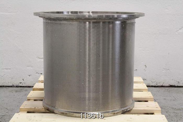 Used Beloit M18 Pressure Screen Basket, .055", Profile Bar Design, P/N D62-122255-06 #11361