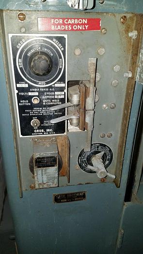 Used Grob 24" Metal Band Saw Bandsaw with Welder & Table Feed in Great Condition!