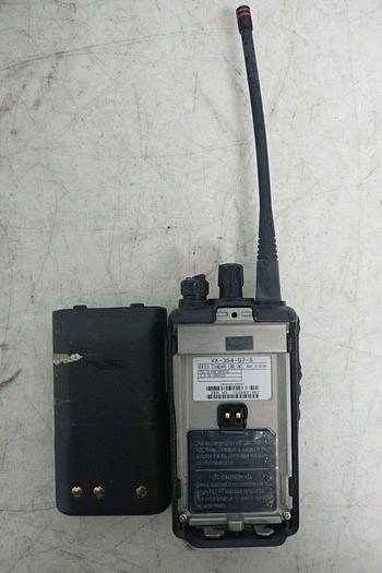 Used Vertex Standard VX-354-G7-5 UHF Two-Way Radio w/ Charger CD-34 & AC Adapter 788026126651