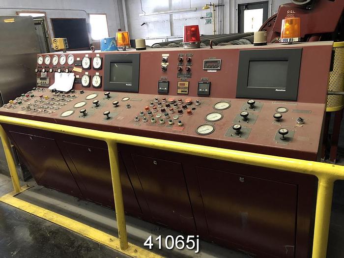 Used Hunt and Muscrop 2x2 Roll Soft Compact Calender, 88" Face #41065