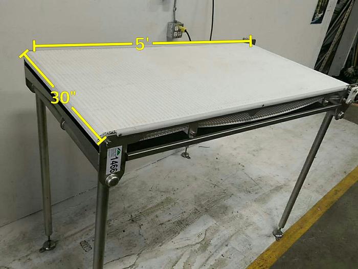 Used 5′ long by 30″ wide Conveyor