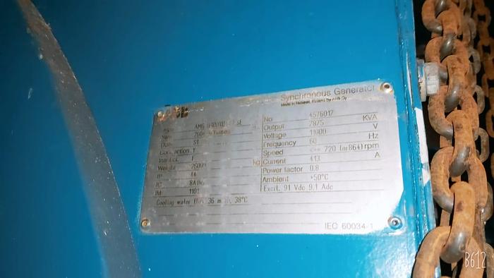 Used Wartsila 16V-32LN-CR x 5 Generator sets