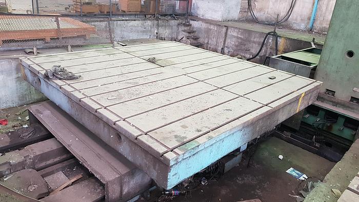 Used 1986 Rotary table TITAN 3500X3500mm 100ton loading weight