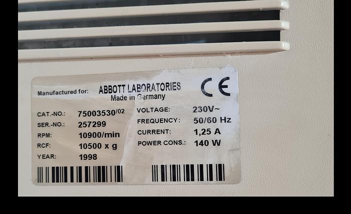 Gebraucht Zentrifigator ABBOTT