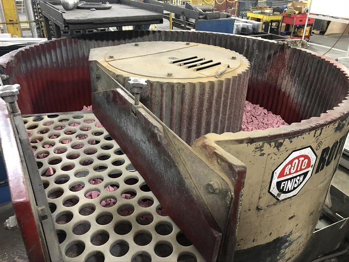 Used 7 Cu. Ft. Rotofinish Vibratory Bowl, 1999
