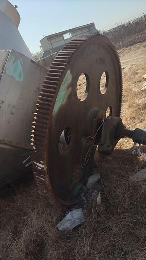 Used Mixer, Conical, 250 CF, 316 S/st, Slant Cone, 25 HP, #S741477