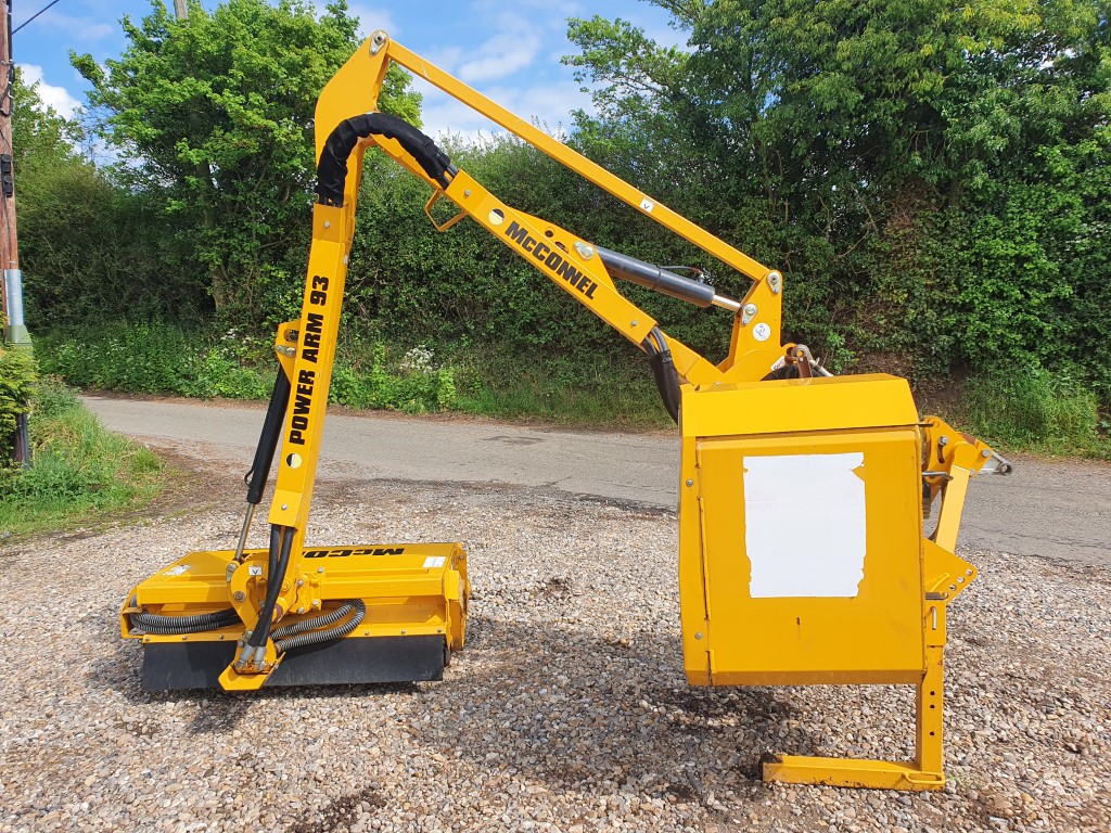 Used McConnel PA93E Super Slew Hedge Cutter