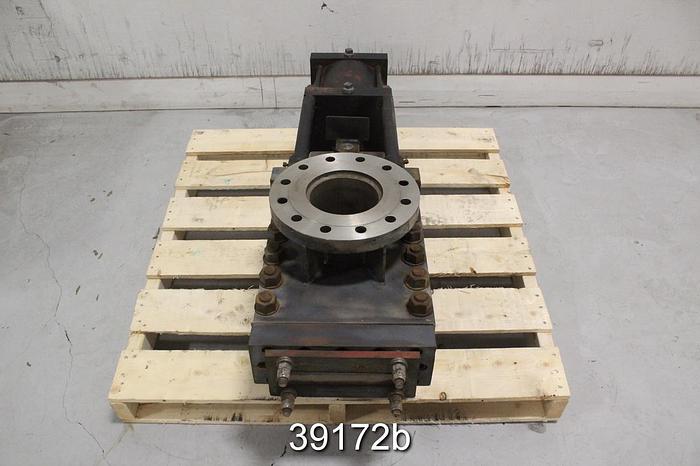 Used Schrader Bellows 6" Heavy Duty High Pressure Thru-Gate Valve #39172