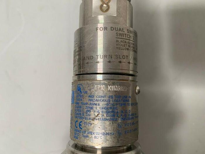 Used United Electric Series 12 12SHDN3B 316L Pressure Switch 3-50 PSI