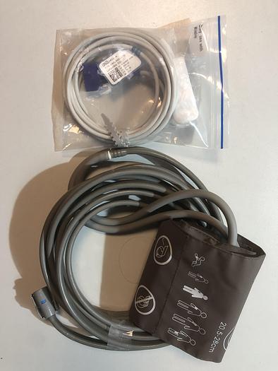 Gebraucht GE Dinamap PRO 300N V2 Vitalparameter Monitor auf Trolley mit Zubehör