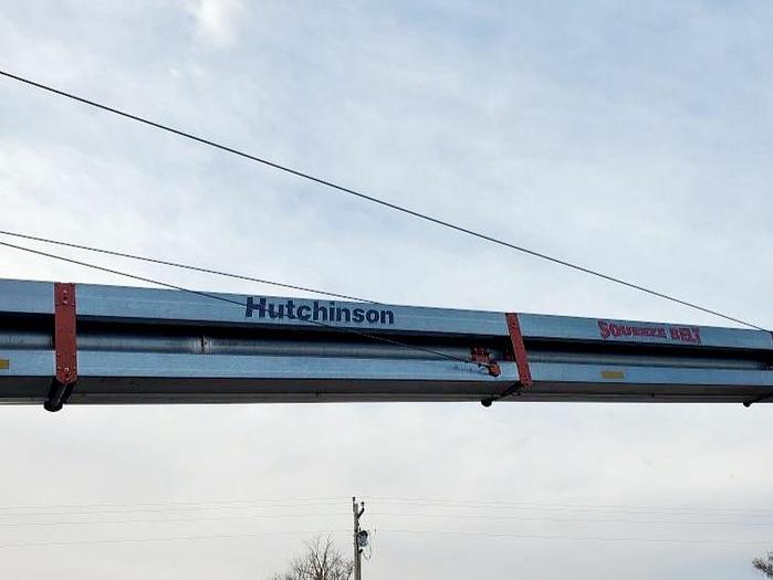 Used 130' Hutchinson Squeeze Belt Conveyor