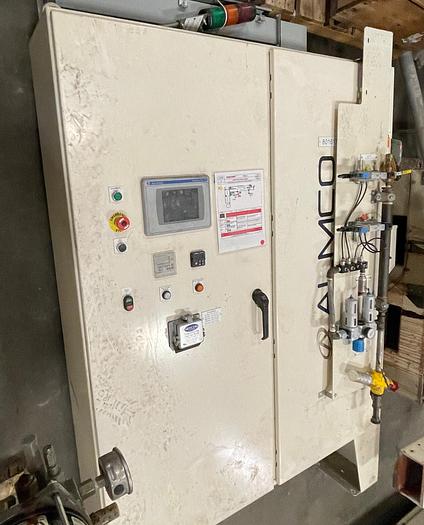 Used ALMCO MODEL V14-156TF COMBINATION VIBRATORY TUNNEL FINISH & INLINE CONVEYOR WASHER