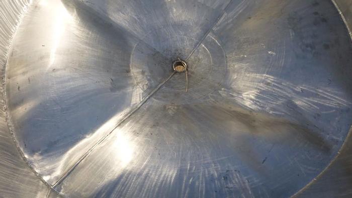 Used Tank, 690 Gallon, 316 Stainless Steel, 70" x 39", Jacketed, OT/CB #S743438